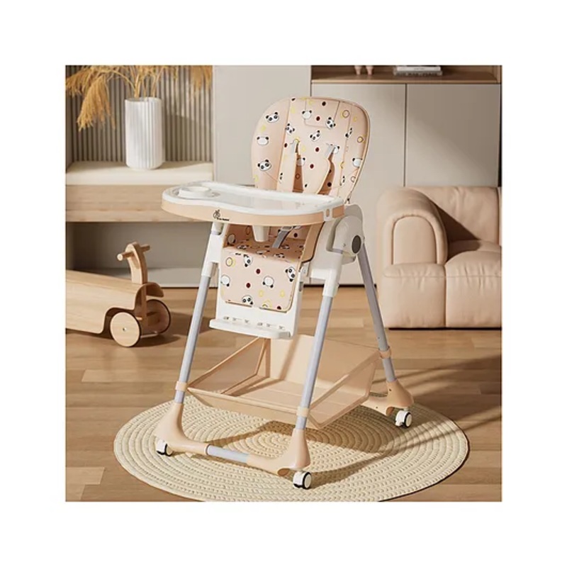 R for Rabbit Marshmallow High Chair for Baby, Multiple Recline Position, High Chair with 7 Level Height Adjustment and 3-Recline Modes with adjustable Footrest, 6 Months to 5 Years | 6 Months of Warranty | (Beige)