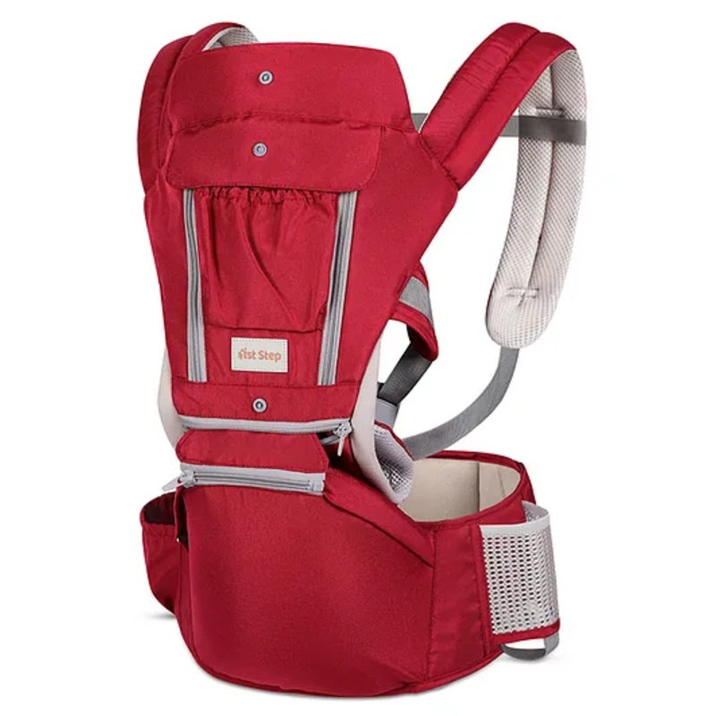 1st Step 5 In 1 Hip Seat Baby Carrier Baby Carrier – Red