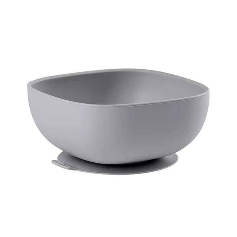 Beaba Silicone Suction Bowl – Grey