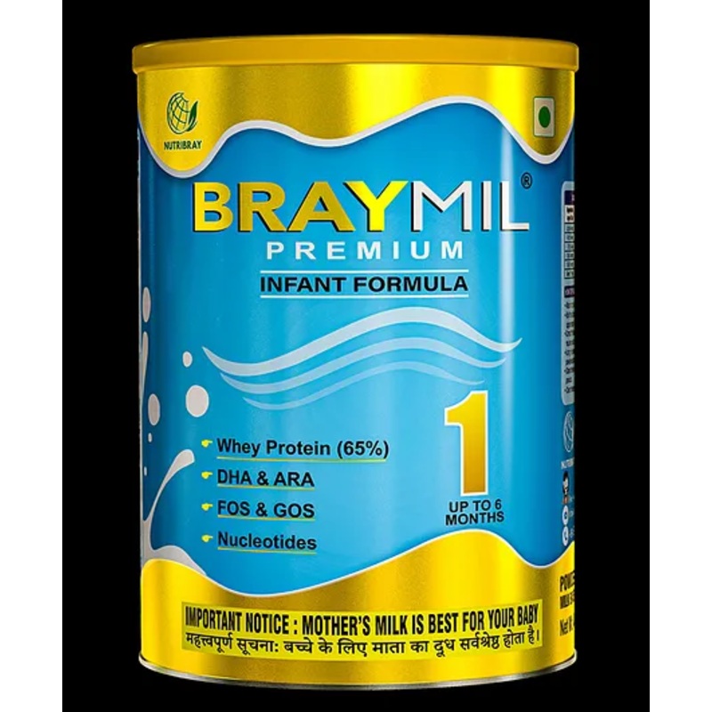 Braymil Premium 1 Infant formula stage 1  400 g Tin pack