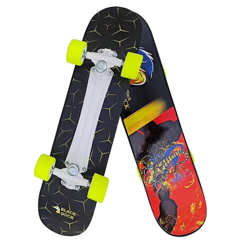 Jaspo Angry DODO Black Duck Complete Fibre Skateboard – Multicolour