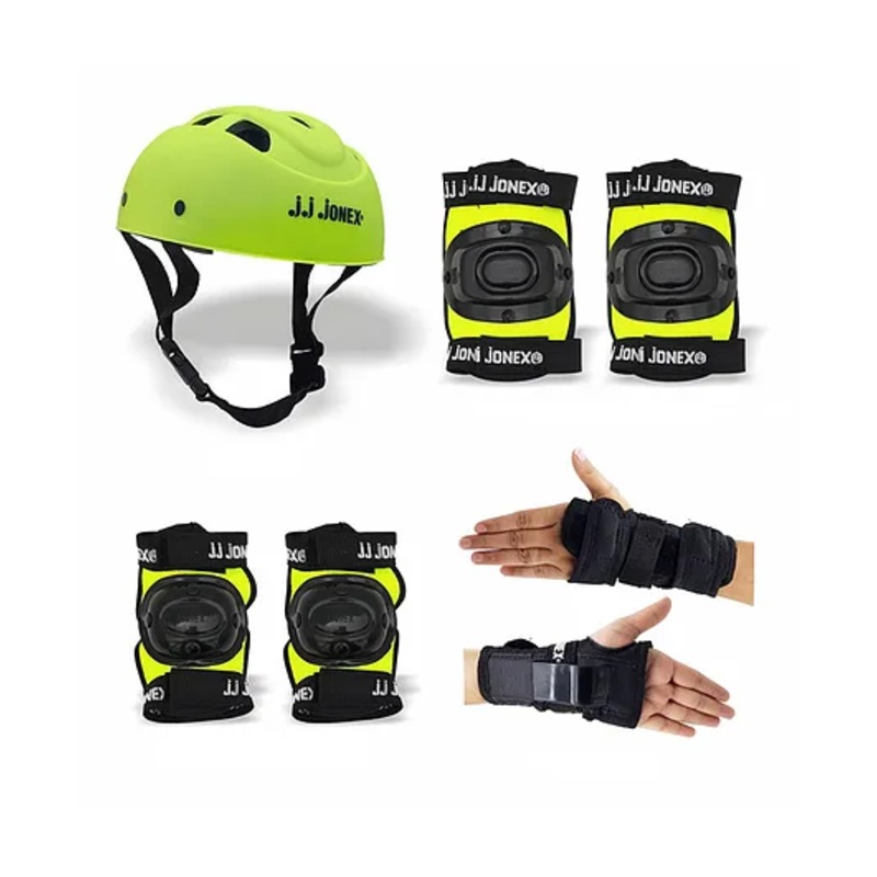JJ Jonex Skating Protection Set Of 4 Large Size – Green