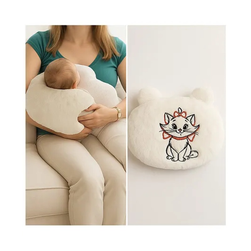 NeonateCare Nursing Arm Pillow, Breastfeeding and Bottle Feeding Head Support Pillow, Travel-Friendly and Washable (Beige arm pillow)