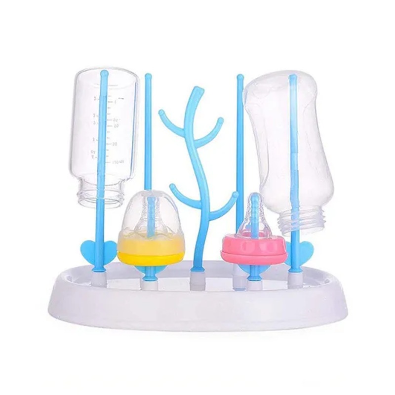 Safe O Kid Bottle Drying Rack – White Blue