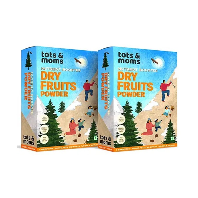 Tots & Moms Foods Dry Fruits Powder Pack of 2 – 100 gm each