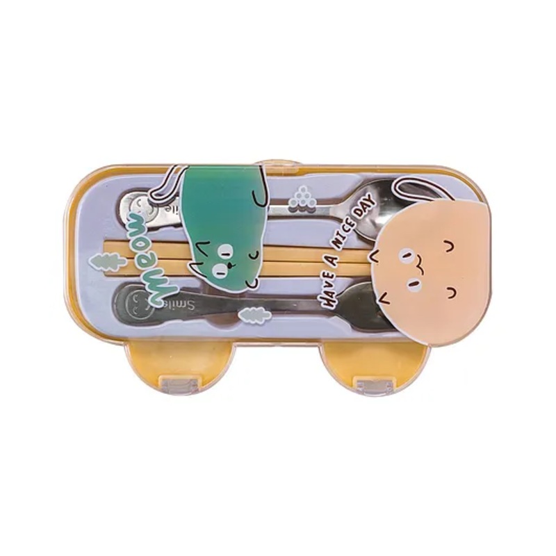 Adore Advanced Pokey Cutlery Kit with Storage Case- Cream