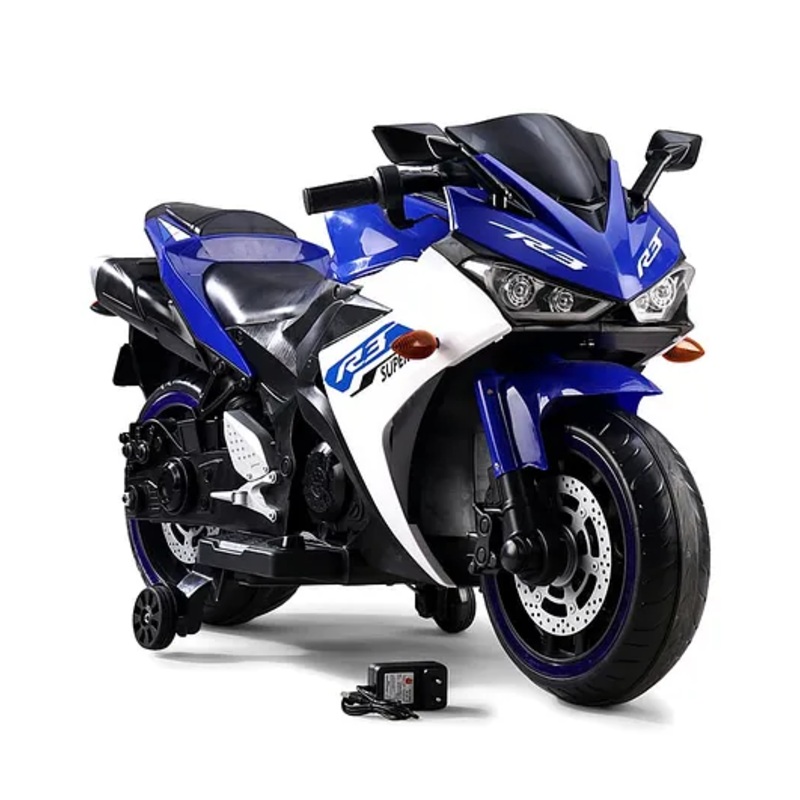 Battery Operated Ride On Bike With Music And Lights – Blue