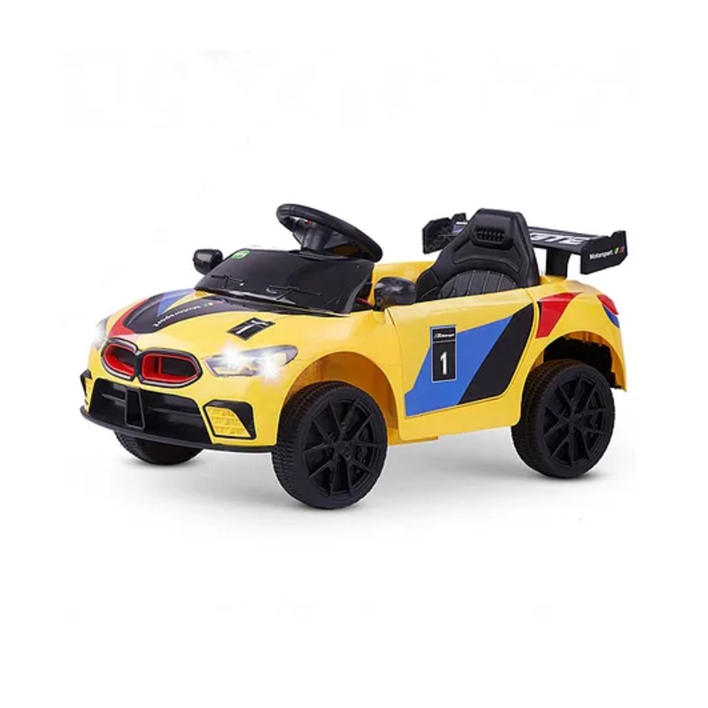 Baybee Drift Rechargeable Battery Operated Car for Kids, Ride On Kids Car with Music & Light – Yellow