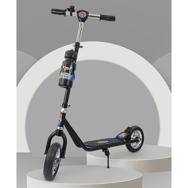 Dash Foldable Heavy Duty Two Wheel Scooter With Water Bottle – Black