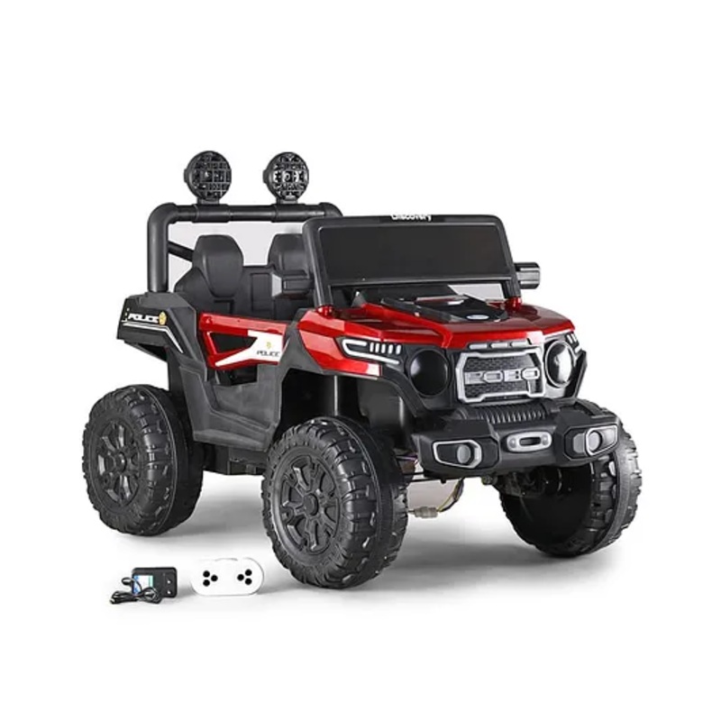 Battery Operated Ride On Jeep With Music Light & Remote Control -Red