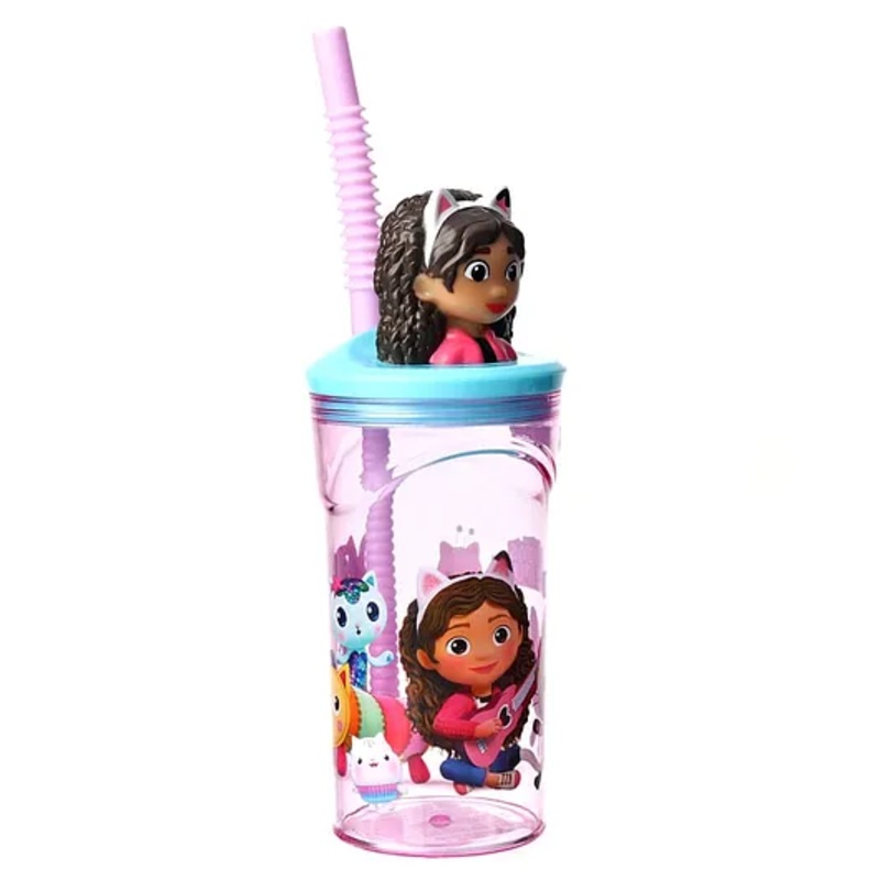 Gabby’s Dallhouse Stor 3D Figurine Tumbler Purple – 360 ml