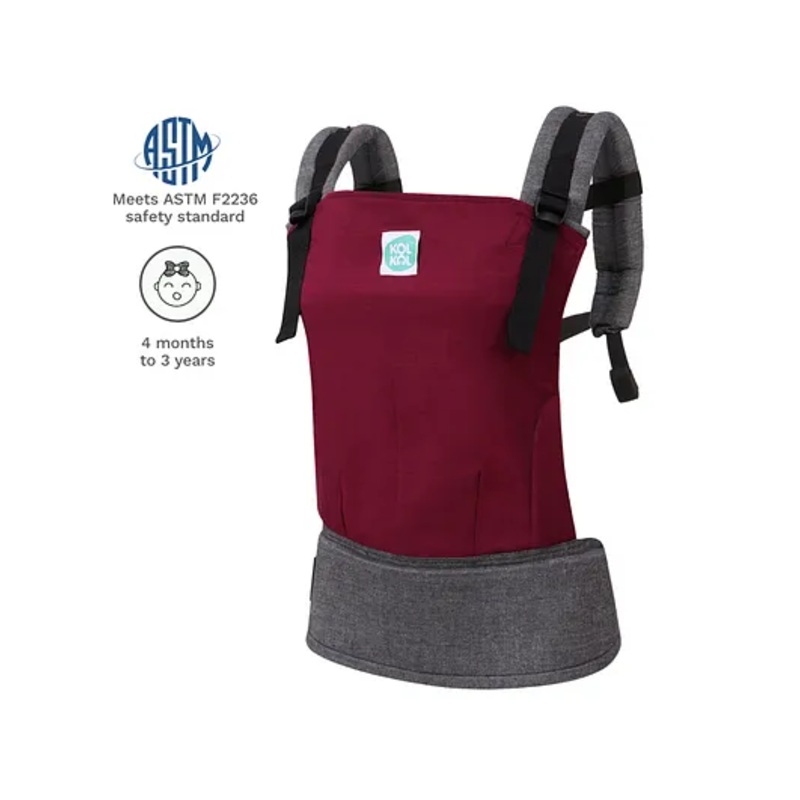 Kol Kol Compact Baby Carrier Merlot – Maroon