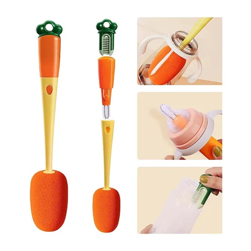 Ortis 3 in 1 Cleaning Brush (Color May Vary)