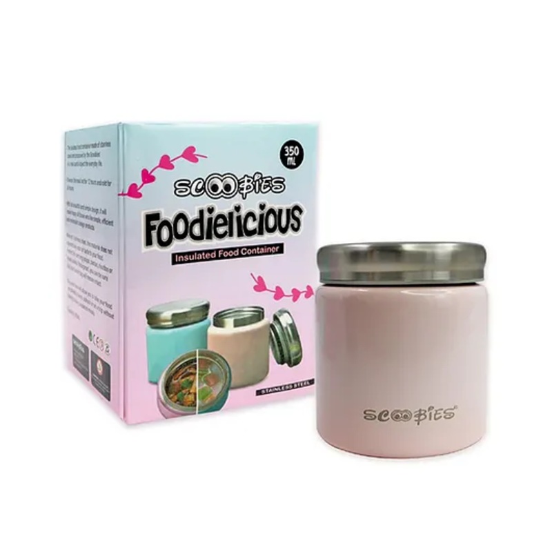 Scoobies Insulated food Jars Pink – 350 ml