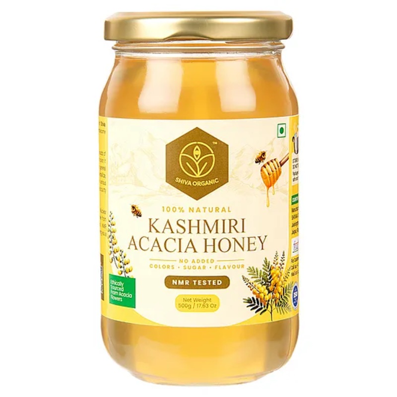 SHIVA ORGANIC Kashmiri Acacia Honey -500 g