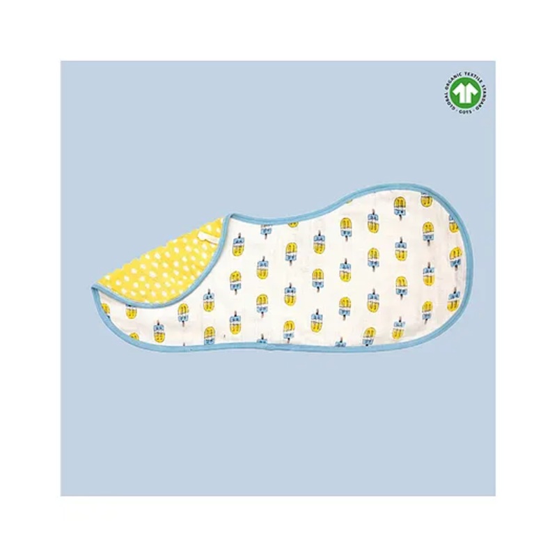 Theoni Organic Muslin 3 Layers Burp Cloth Popsicle Printed – Multicolour