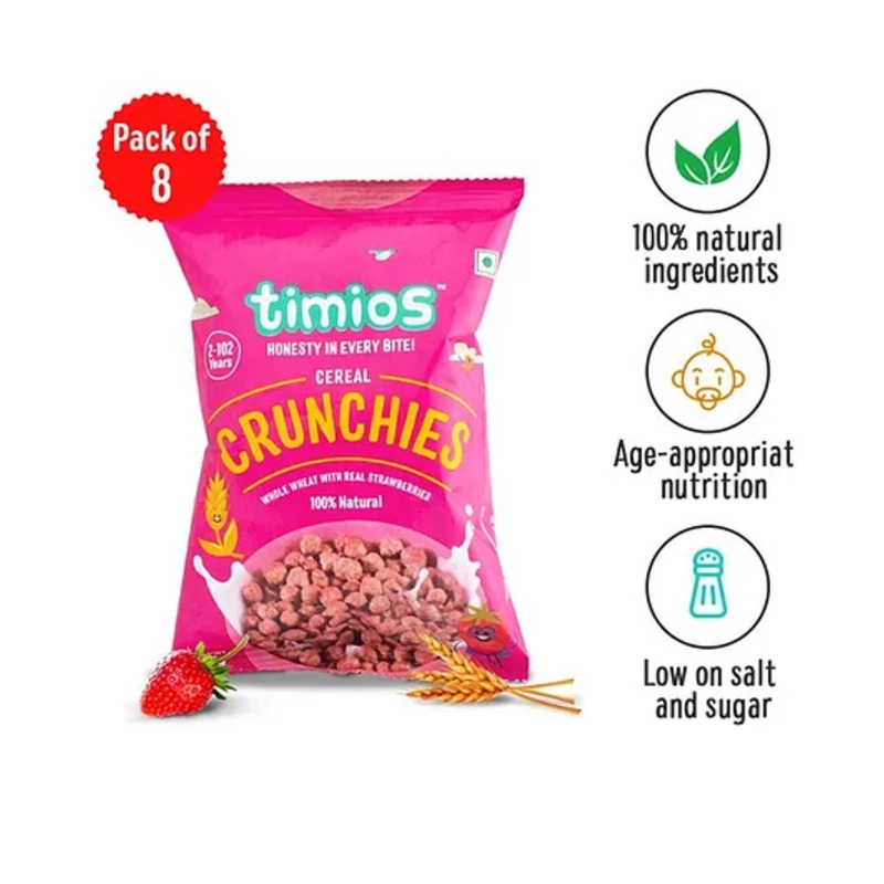 timios Nutritious & Yummy Breakfast Cereals for Kids Pack Of 8 – 30  g