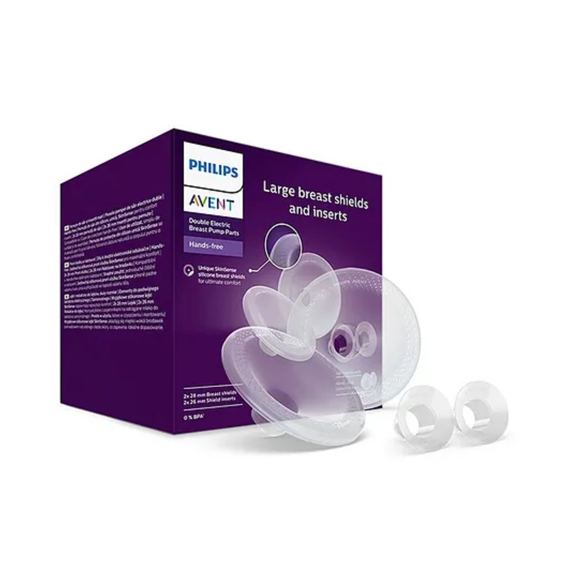 Avent Breast Shield & Inserts – White