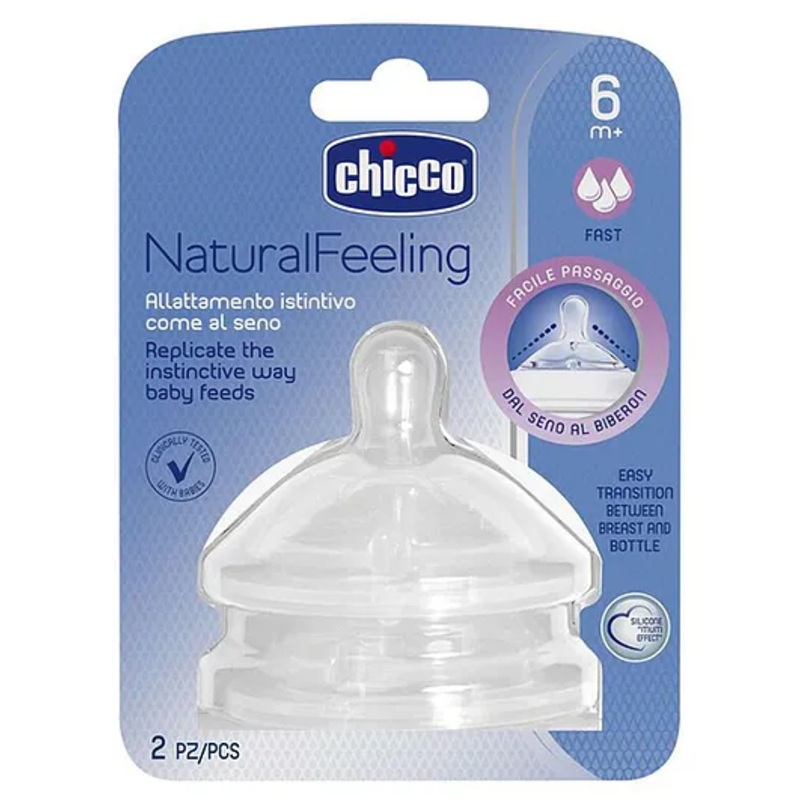 Chicco Step Up Teat Fast Flow – 2 Pieces