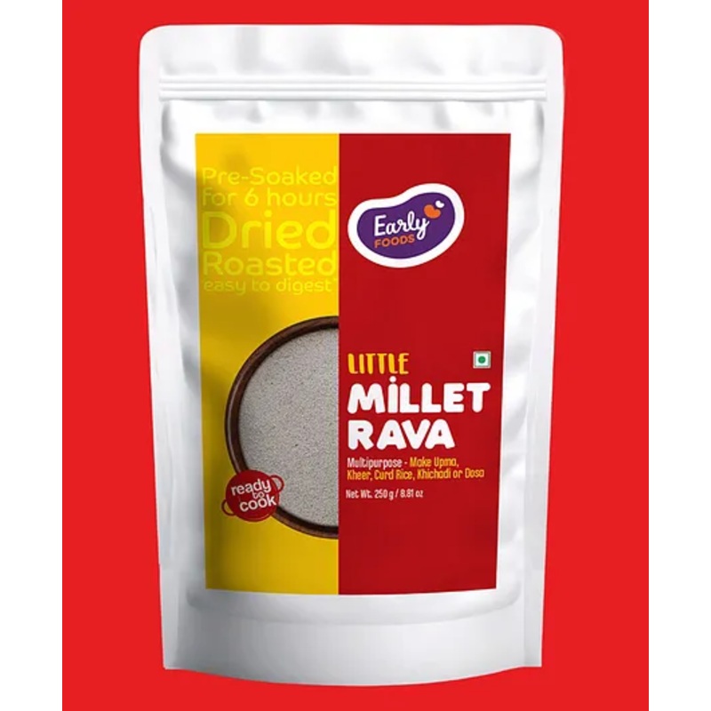 Early Foods Little Millet Rava- 250g