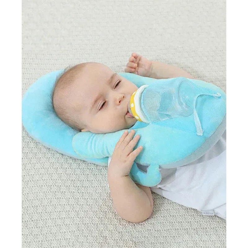 numum Mustard Seed Pillow for New Born Baby, Ideal for Round Head Shaping Seed Pillow for 0 to 12 Months Babies (Grey Seed Pillow) ( color and design may vary)