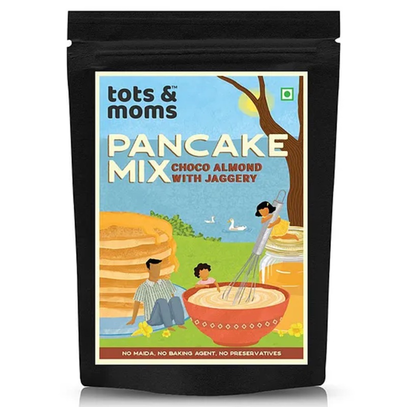 Tots & Moms Choco Almond Pancake Mix – 250 gm