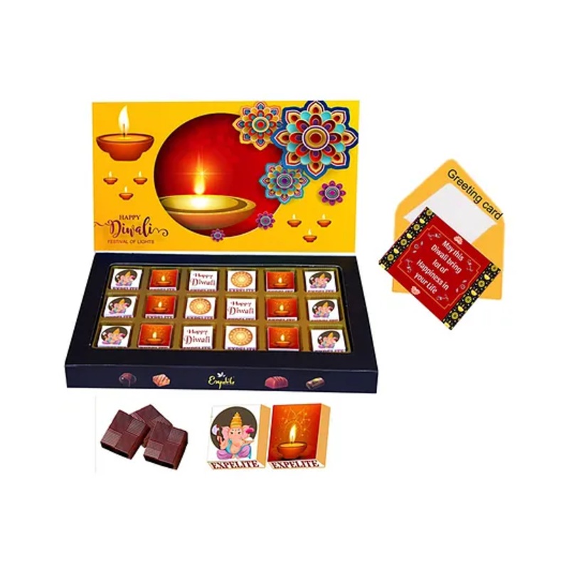 Expelite Diwali Chocolate Gift Box – 250 gm