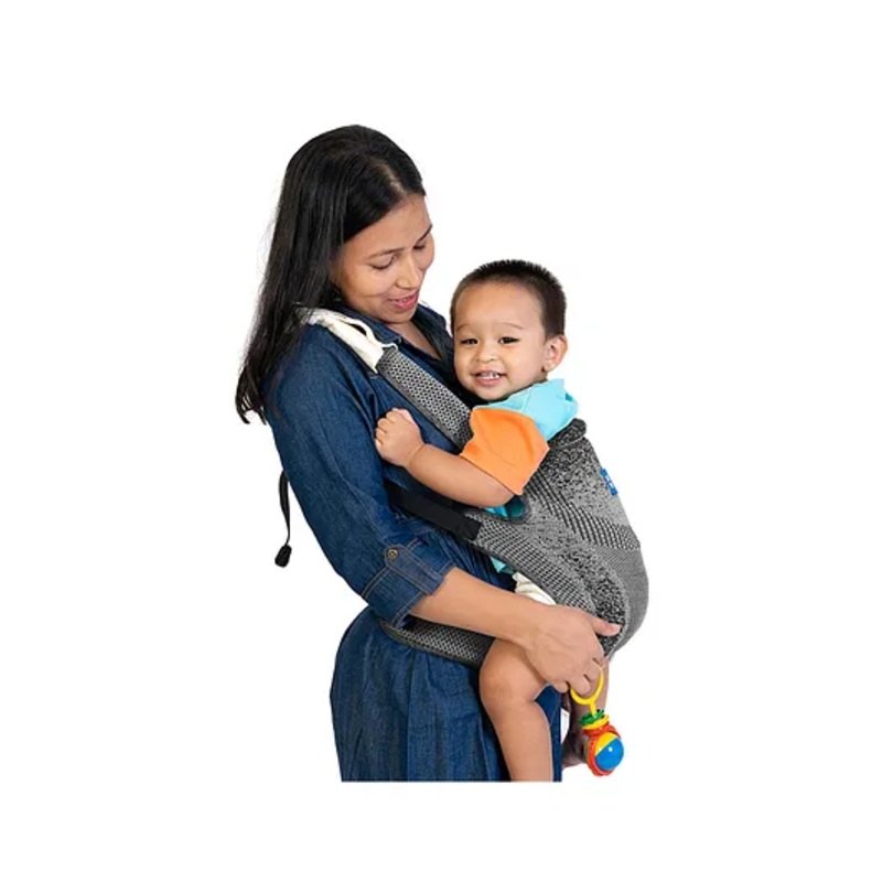 Mee Mee Comfy New Born Baby Carrier With 4 Baby carrying Modes Lightweight & Adjustable | Neck Support Baby Sling Carrier with Padded waist Support and shoulder support straps (Black)
