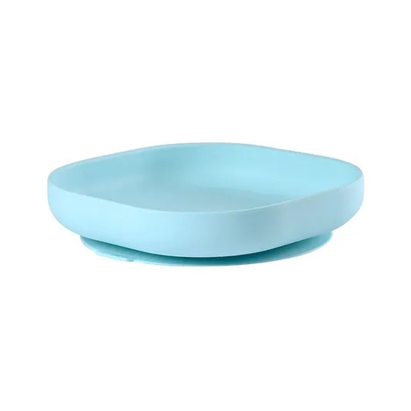 Beaba Silicone Suction Plate – Light Blue