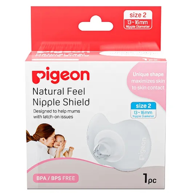 Pigeon Natural Feel Nipple Shield Size 2 – White