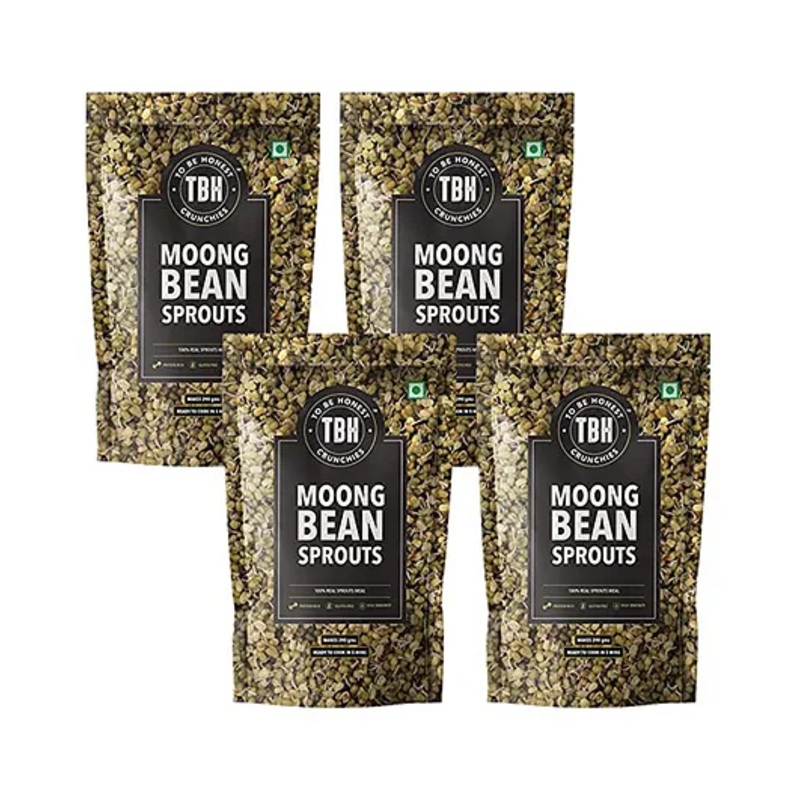 To Be Honest Moong Bean Sprouts Pack of 4 – 95 gm Each