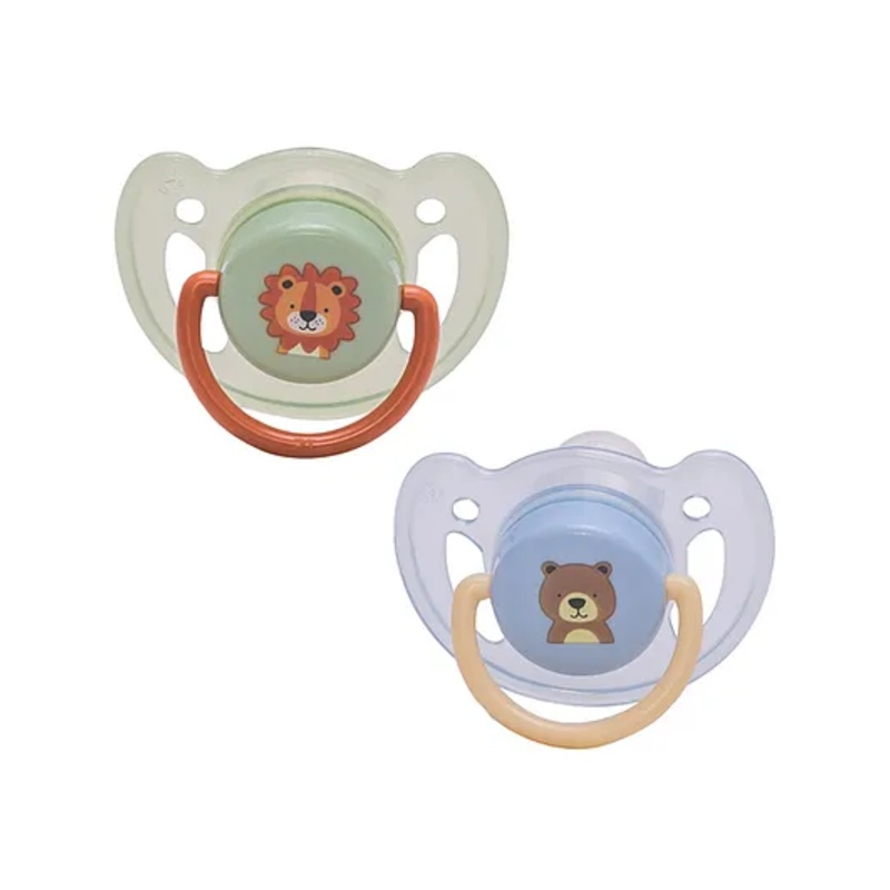 Adore Vento Snr- The Vented Pacifier for Babies with Sterilizer Case- Orthodontic – Pack of 2(Blue+Green)