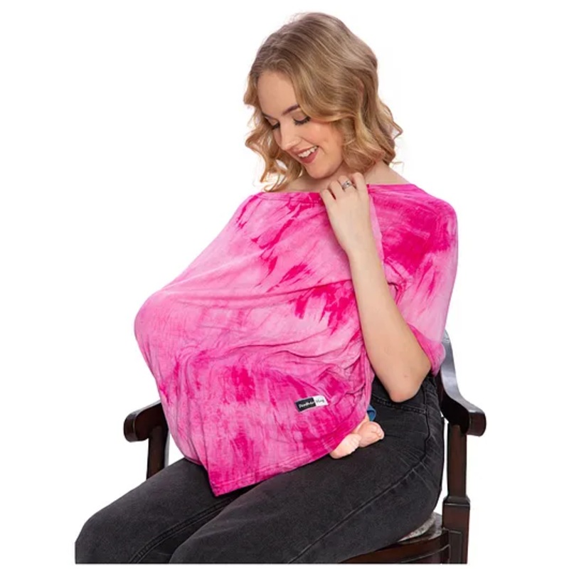 Feather Hug Premium Nursing Cover for Breastfeeding-Pink