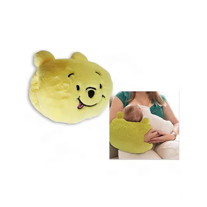 numum Nursing Arm Pillow, Breastfeeding and Bottle Feeding Head Support Pillow, Travel-Friendly and Washable (Yellow)(Color and design May vary) (Color and design may vary)