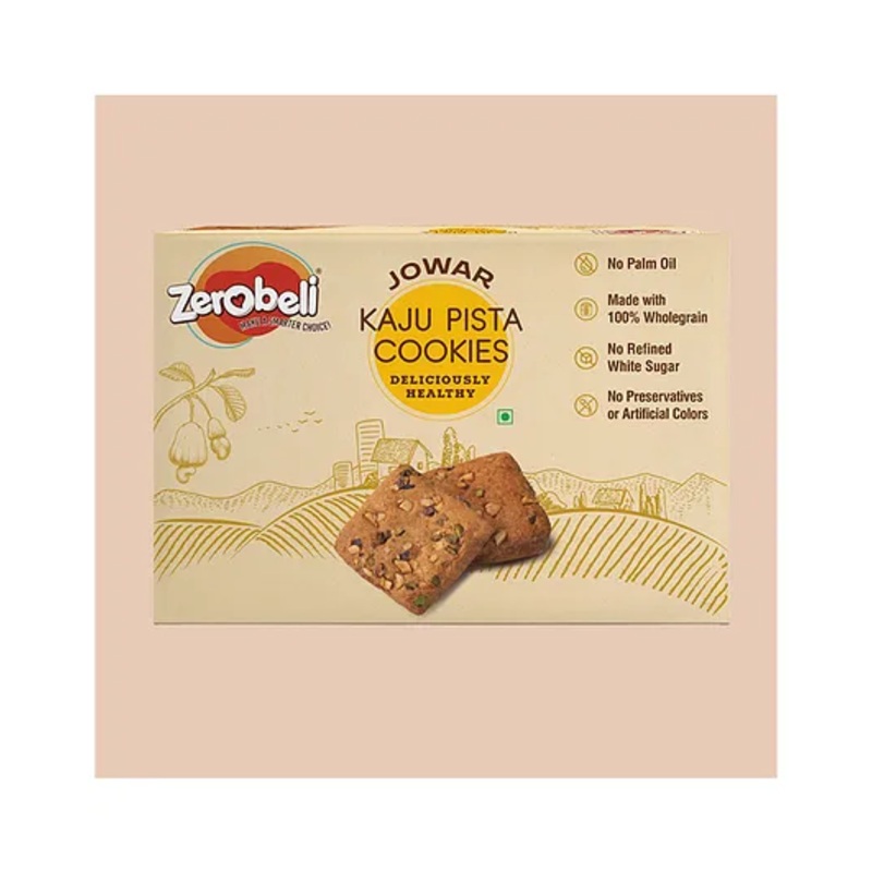 Zerobeli Jowar Kaju Pista Cookies 425 g
