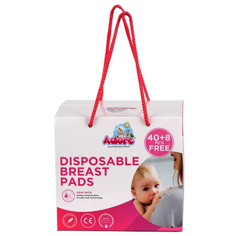 Adore Premium Disposable Breast Pads – 48 Pieces