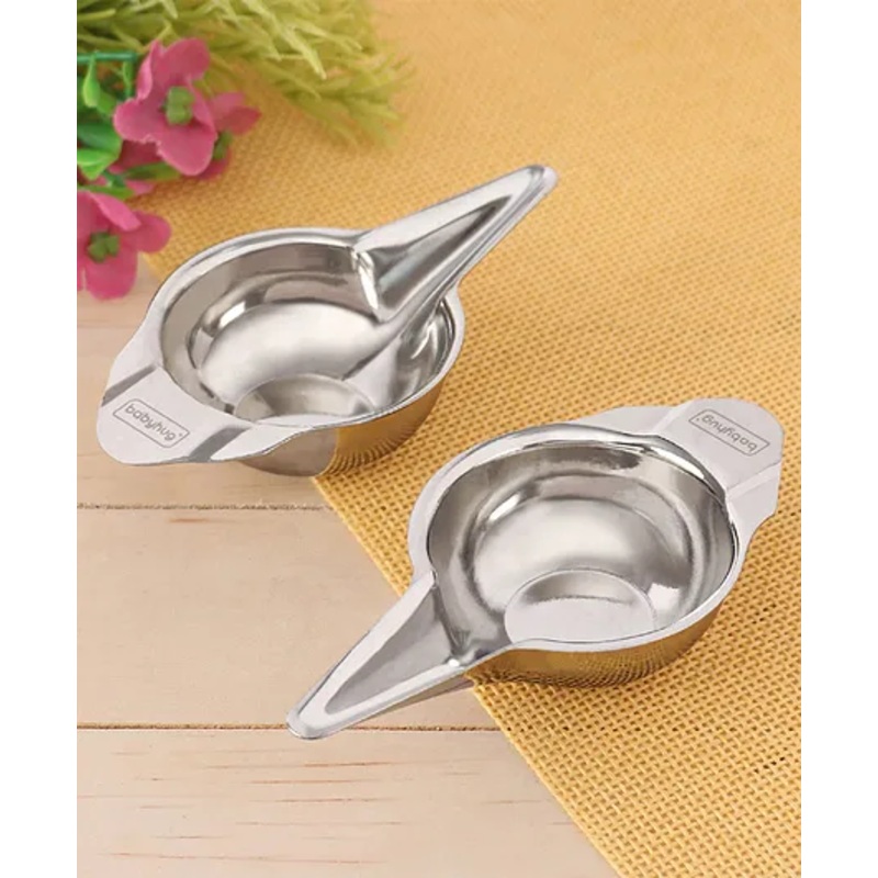 Babyhug Baby Stainless Steel Feeders Pack of 2 – 20 ml Each