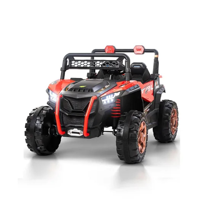 Baybee Rumble Rechargeable Battery Operated Jeep for Kids, Ride on Toy Kids Cars (Red