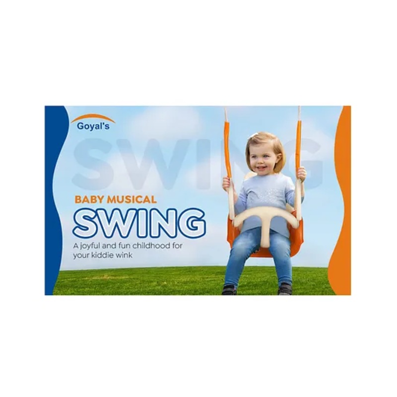 Goyal’s Baby Musical Swing With Multiple Age Setting – Orange