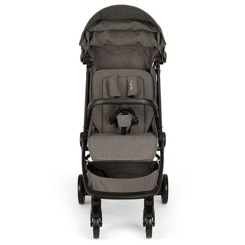 Nuna TRVL Cabin Friendly Stroller-One Touch Fold-Flat Reclining Seat-Grey