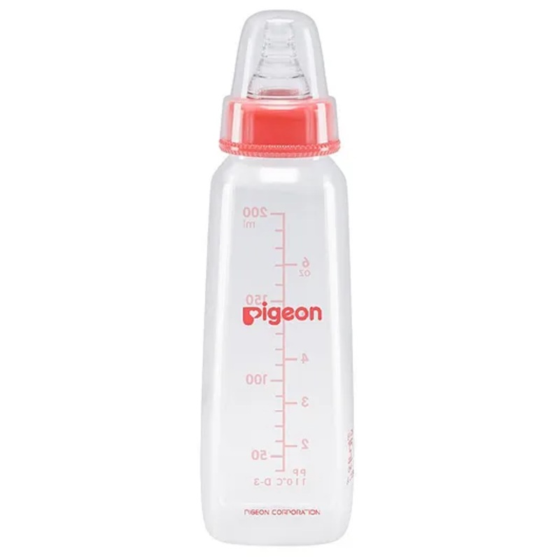Pigeon Anti Colic Peristaltic Nursing Bottle Red – 200 ml