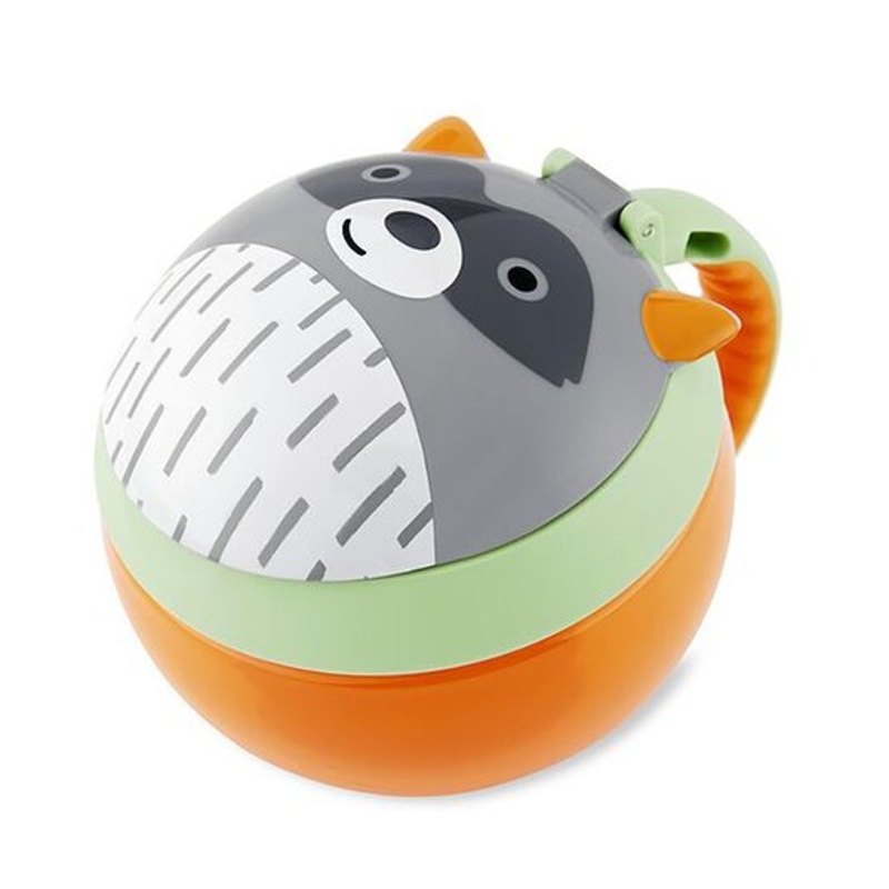 SKIP HOP ZOO SNACK CUP Raccoon 12M to 48M