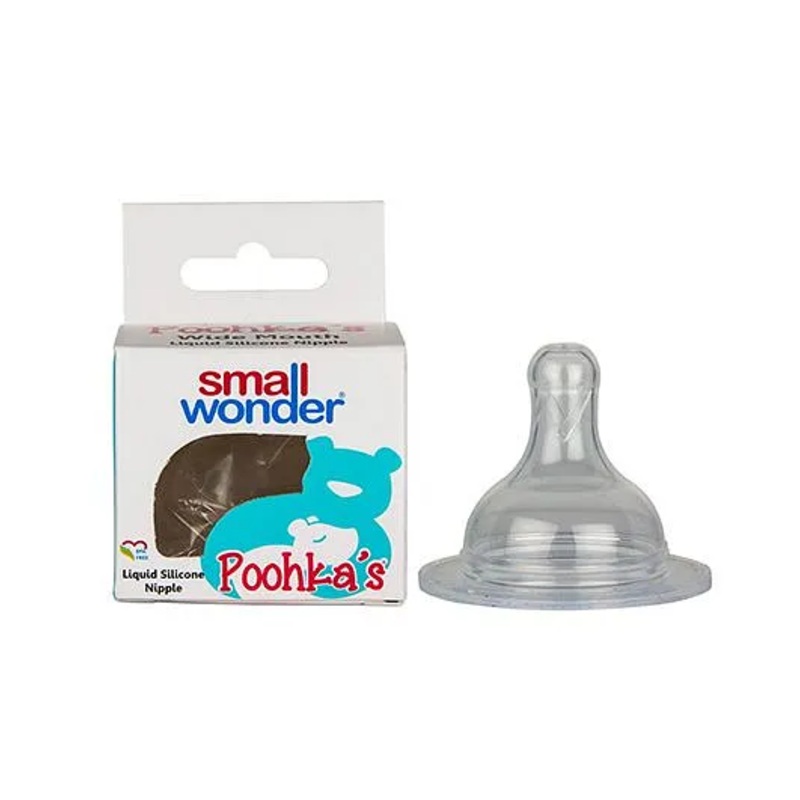 Small Wonder Poohka’s Large Fast Flow Nipple Pack Of 1 – Transparent