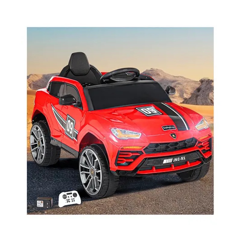 Babyhug Battery Operated Electrical Suv Ride On Jeep With Remote Control Music & Lights – Red