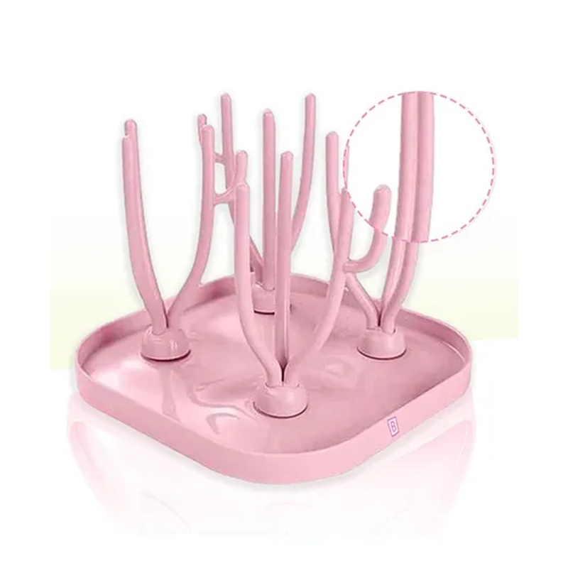 Bembika Baby Bottles Drying Rack – Pink