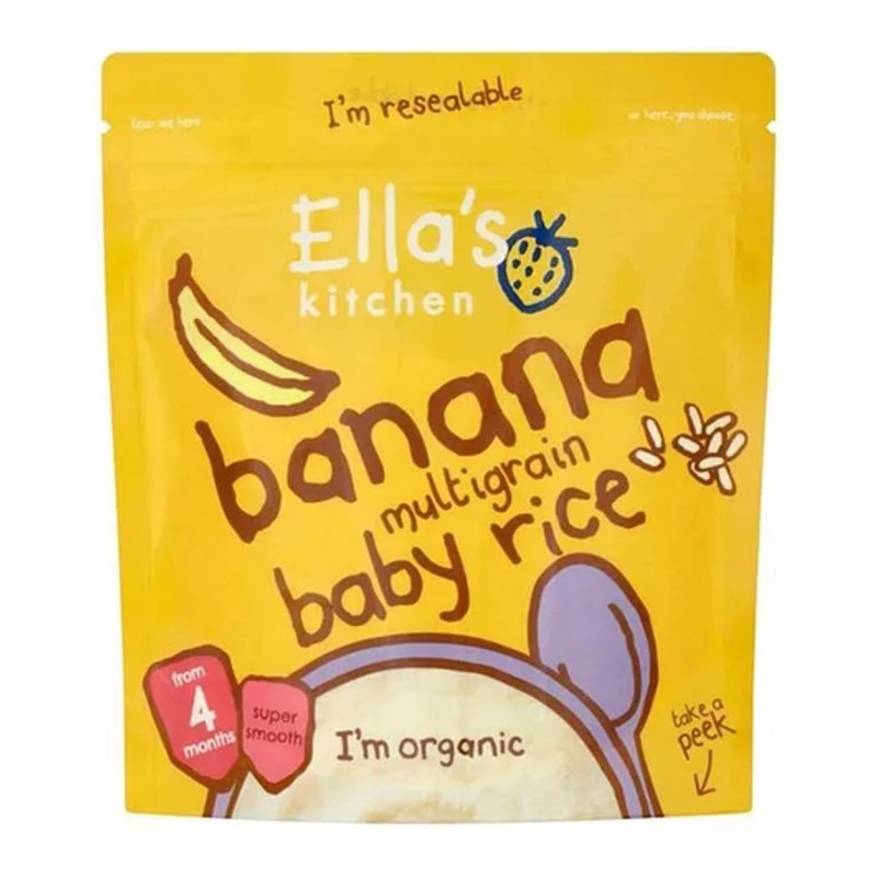 Ellas Kitchen Banana Multigrain Baby Rice – 125 g