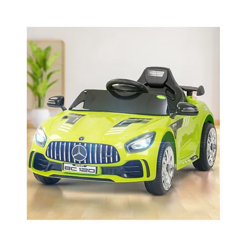 Baybee Spyder Pro Battery Operated Car for Kids, Ride on Kids Car with Music & Light, Baby Big Car Rechargeable Battery Car, Electric Car for Kids – Light Green