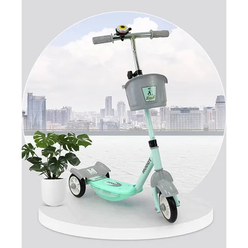 Dash Adjustable Kids Scooter with Basket & Bell | 3-Wheel Toddler Scooter with Anti-Skid Deck, Extra Wide Brake, and Non Slip Handles | Perfect for Boys & Girls