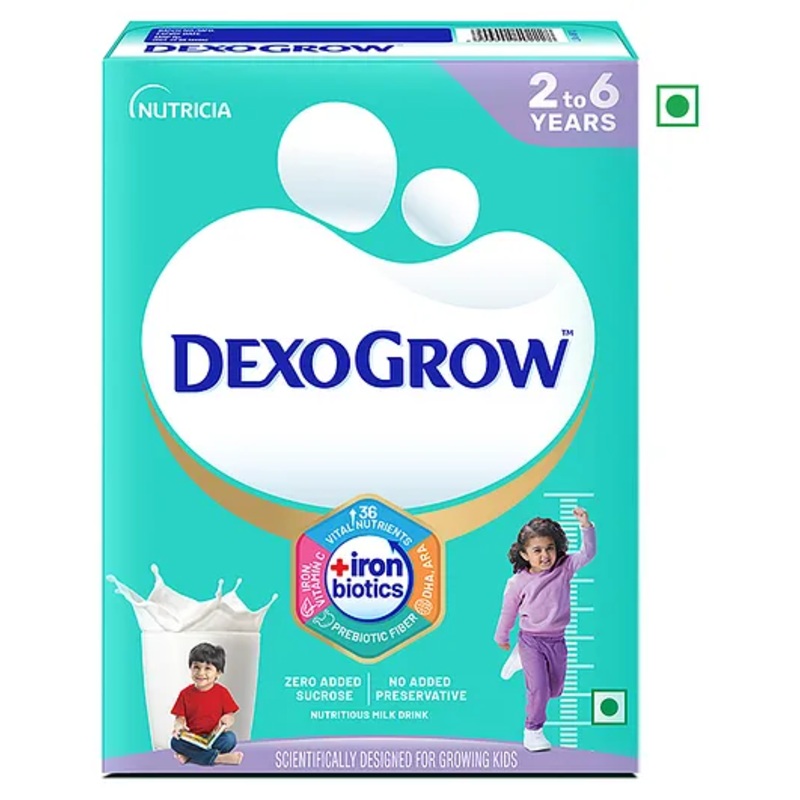 DexoGrow Nutritious Milk Drink With Iron Biotics Zero Added Sucrose – 400 g