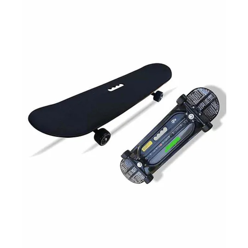 Jaspo Hurricane  Ollie Quilt Skateboard – Black